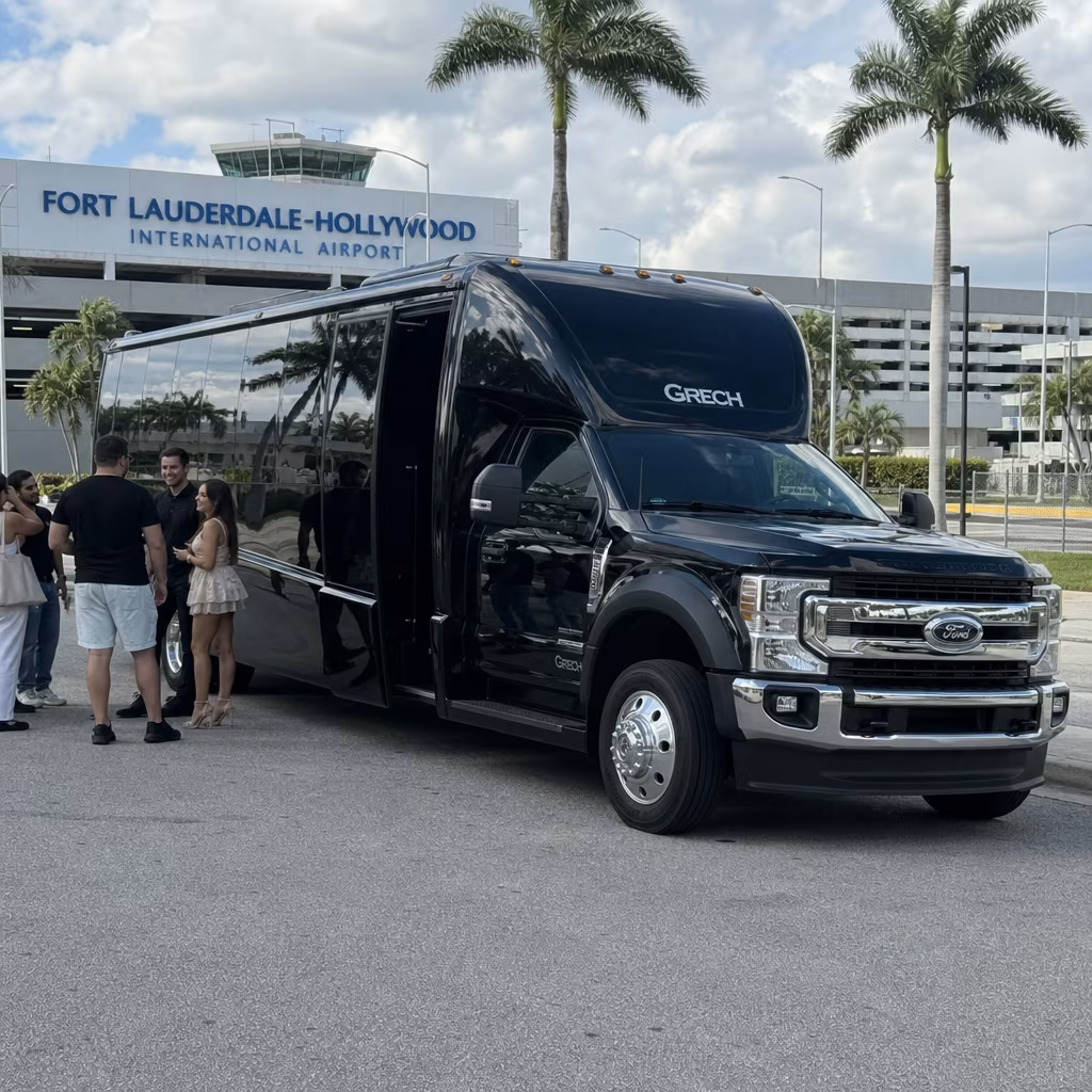Rent a Bus to Fort Lauderdale-Hollywood International Airport (FLL)
