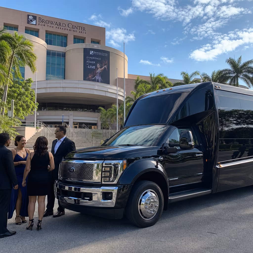 Rent a Bus to Broward Center for the Performing Arts