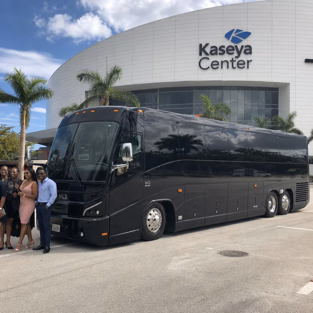 Rent a Bus to Kaseya Center