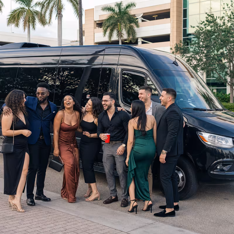 Pembroke Pines Bachelor & Bachelorette Transportation fleet vehicle