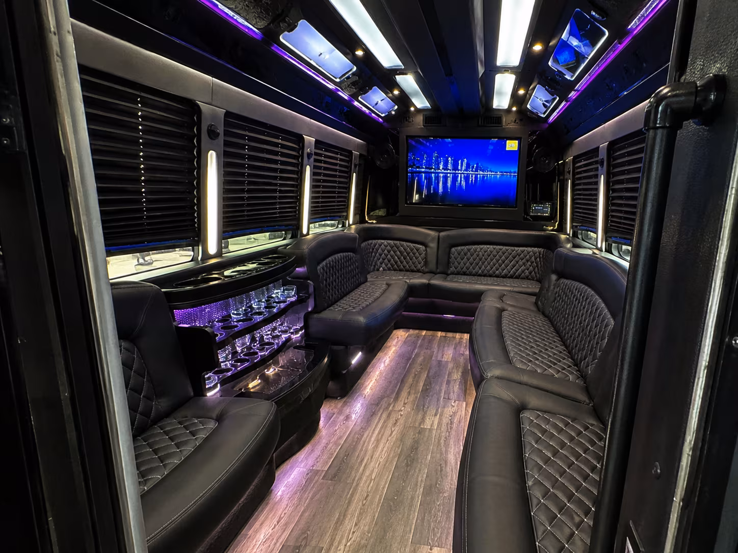 Pembroke Pines Bachelor & Bachelorette Transportation party bus exterior
