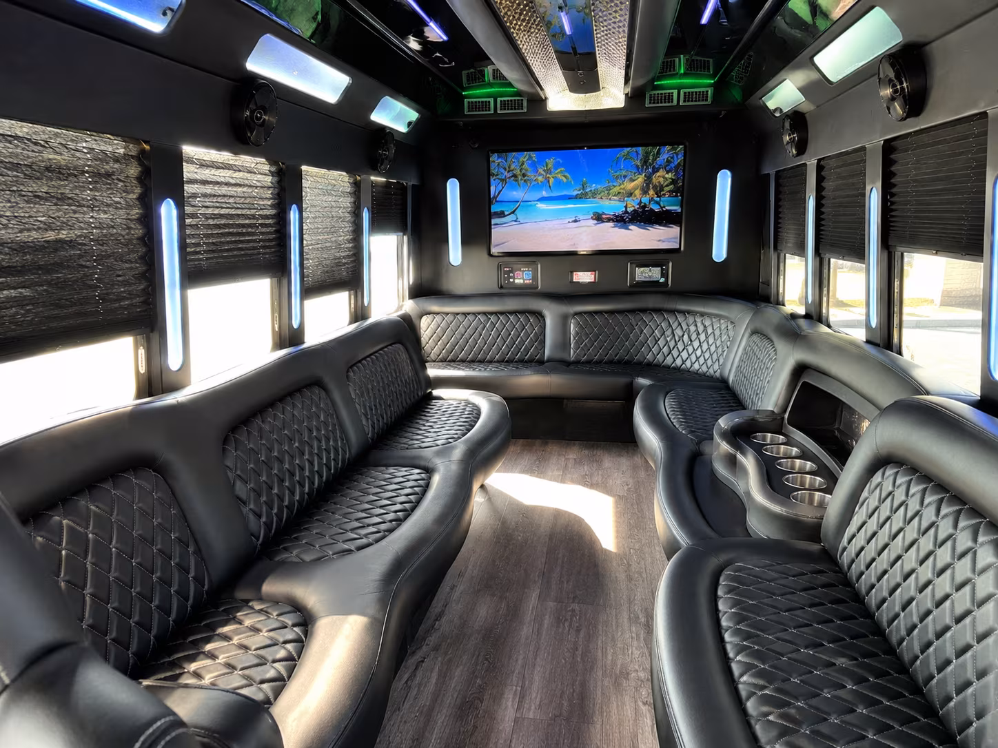 Pembroke Pines Bachelor & Bachelorette Transportation party bus exterior