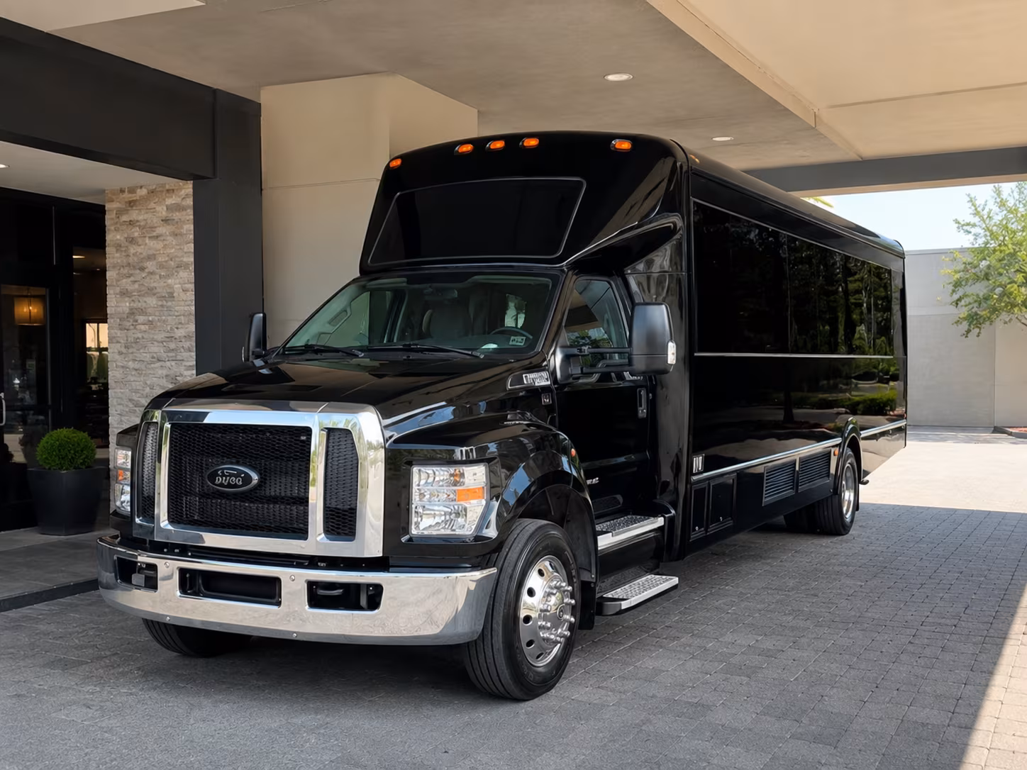 Pembroke Pines Private Event Transportation party bus exterior