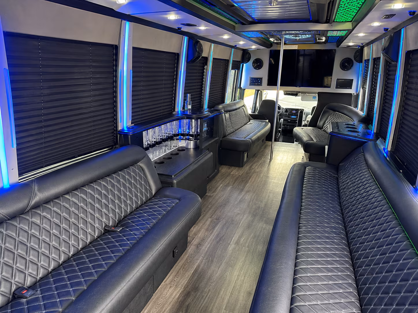 Pembroke Pines Private Event Transportation party bus exterior