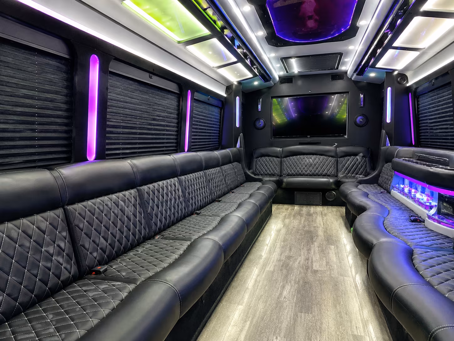Pembroke Pines Private Event Transportation party bus exterior
