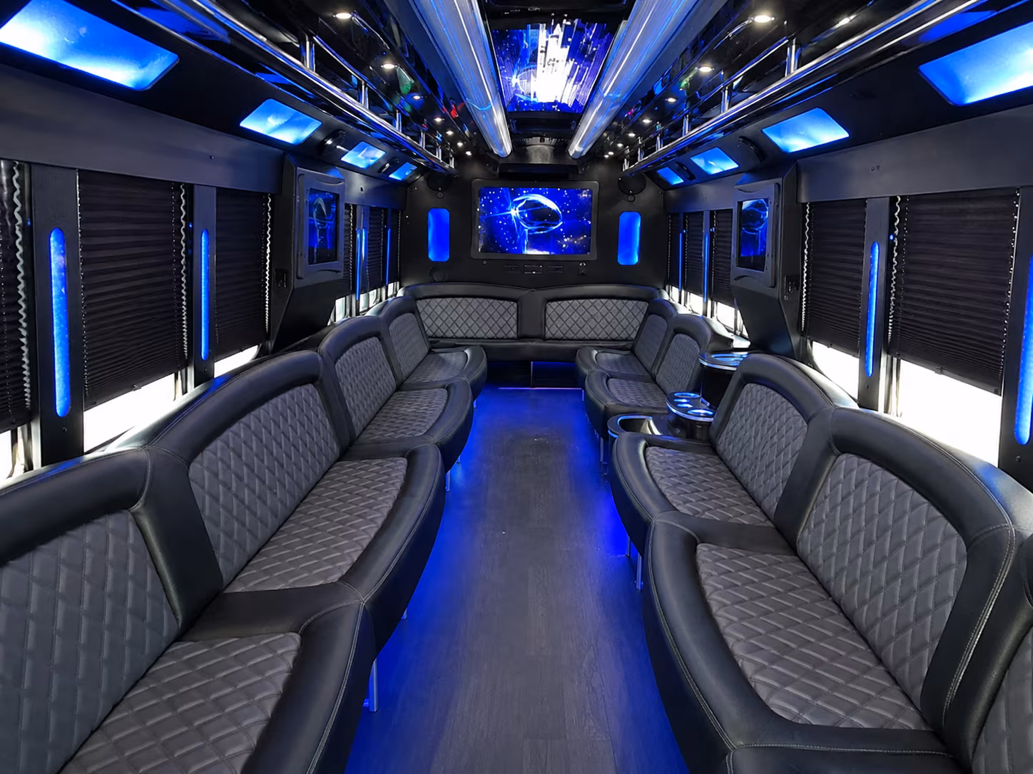 Pembroke Pines Prom & Homecoming Transportation party bus exterior