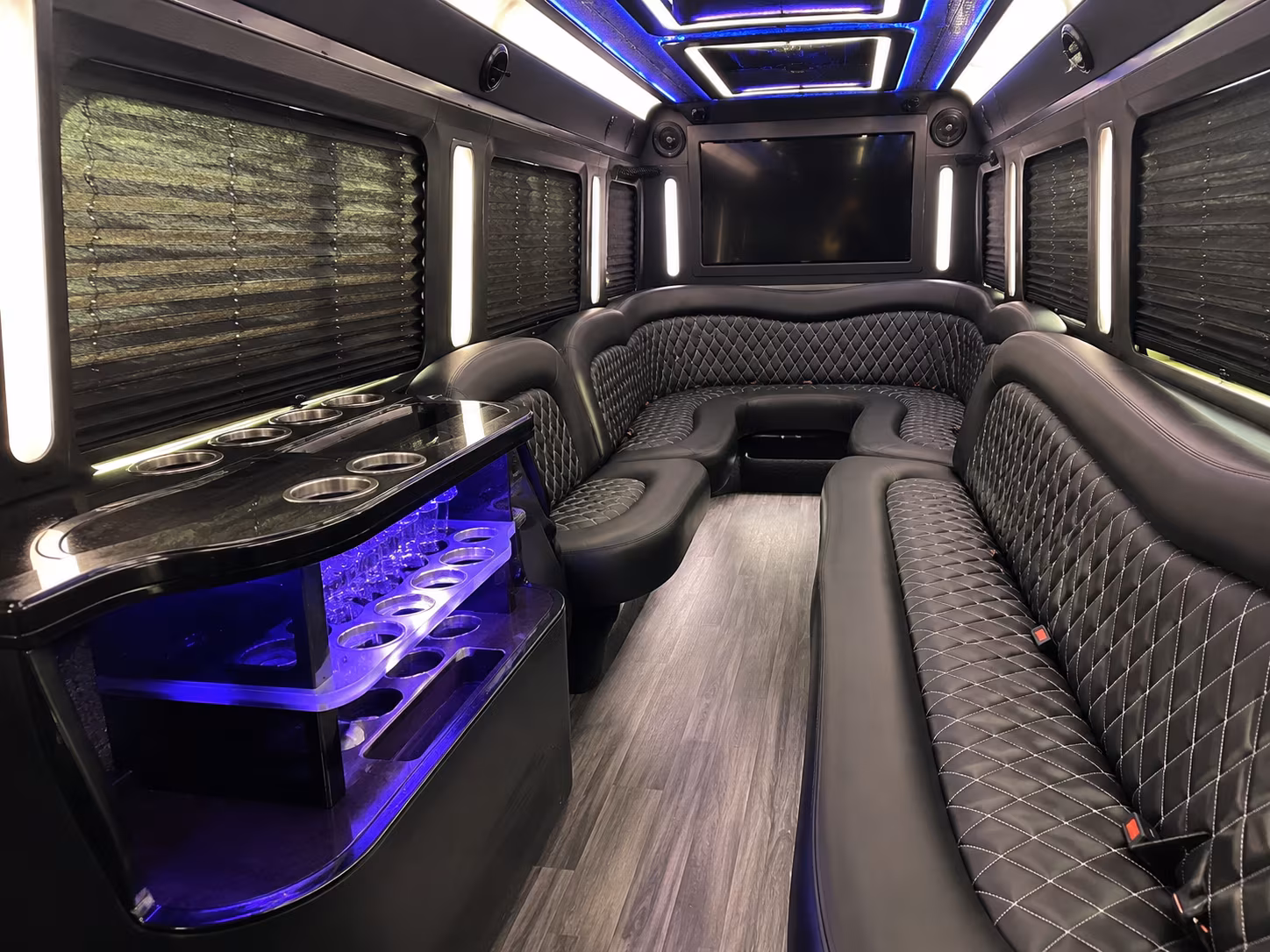 Pembroke Pines Sporting Event Transportation party bus exterior