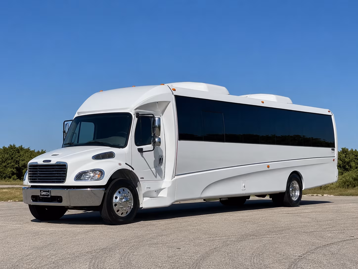 Pembroke Pines Sporting Event Transportation party bus exterior