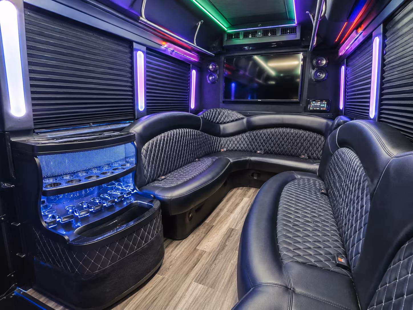 Pembroke Pines Wedding Transportation party bus exterior