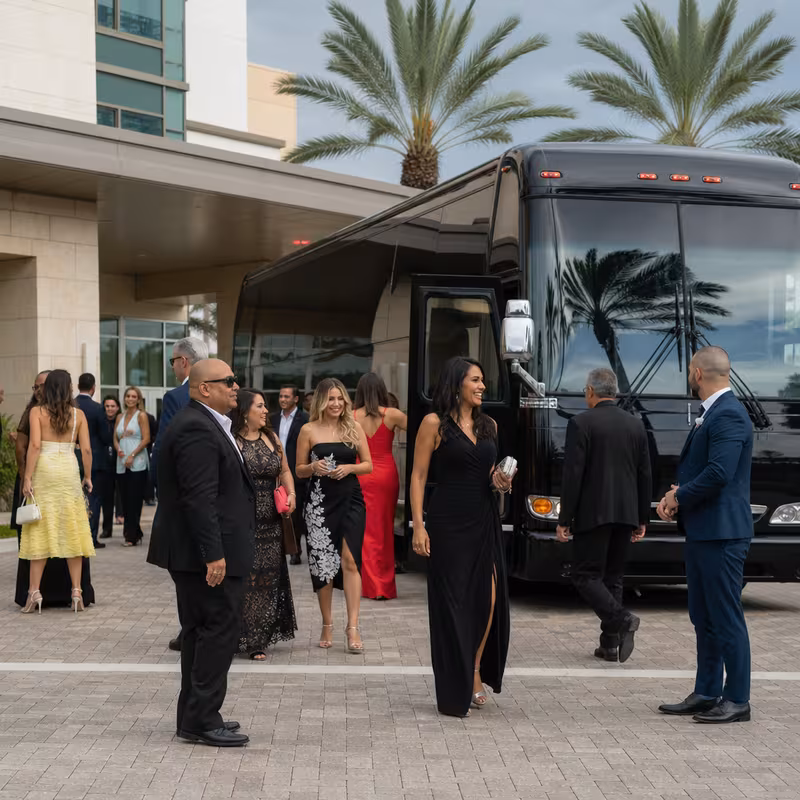 Private event transportation